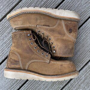 Carhartt Waterproof 6" Moc Toe Wedge Boot - Size 11